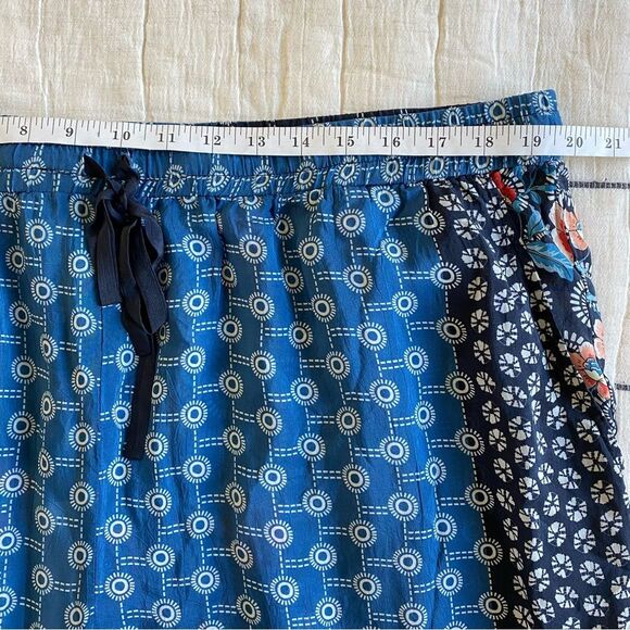 Johnny Was Maera Printed Drawstring Pull-On Pants Straight Leg Size 1X NWT - Picture 12 of 14